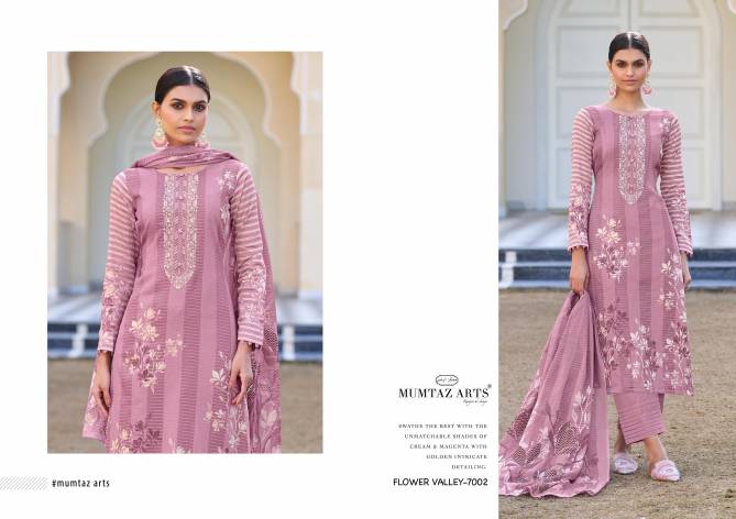 Flower Valley By Mumtaz Jam Stain Digital Printed Dress Material Wholesale Market In Surat